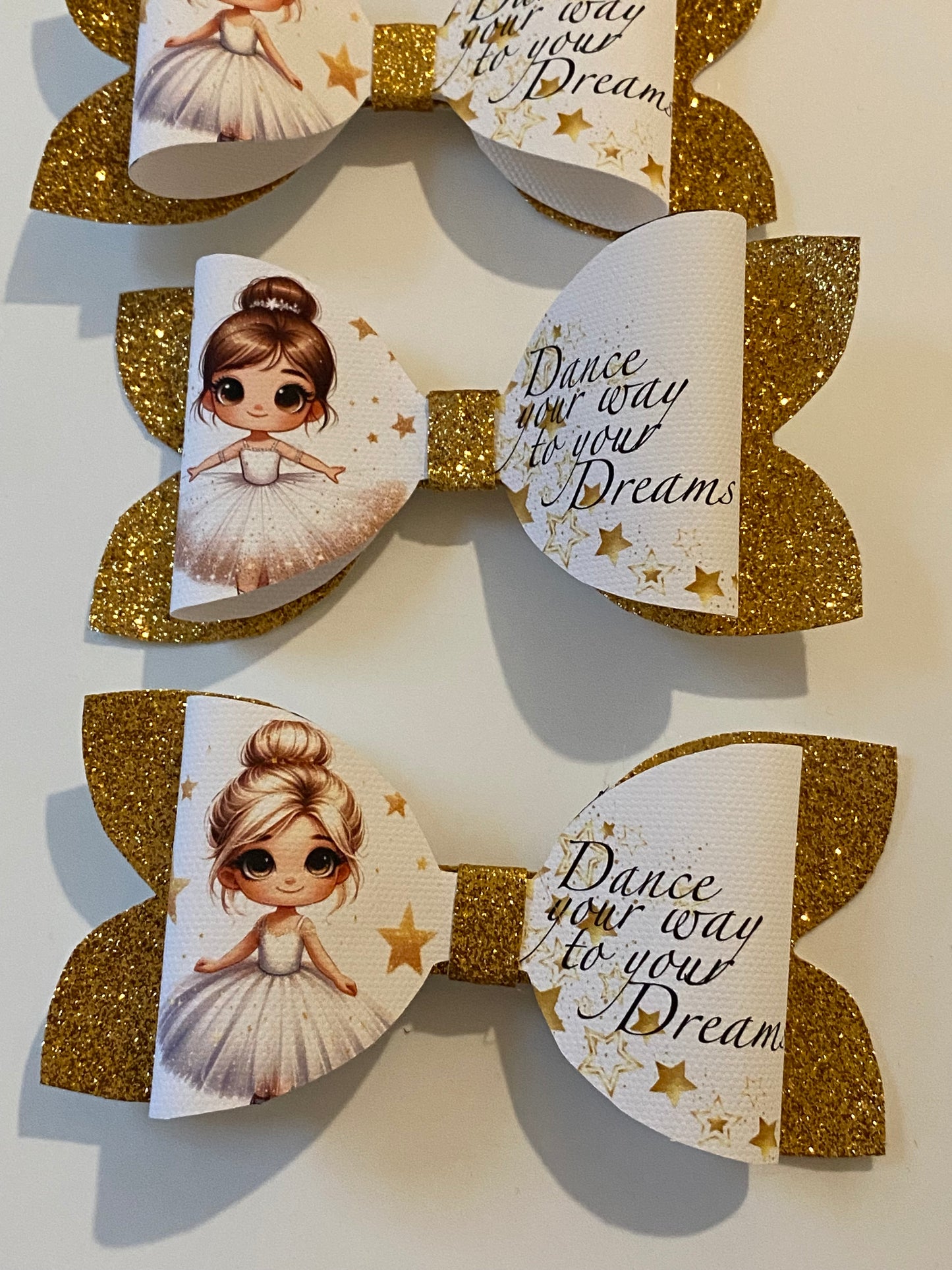 Dance your way to your dreams hair bow