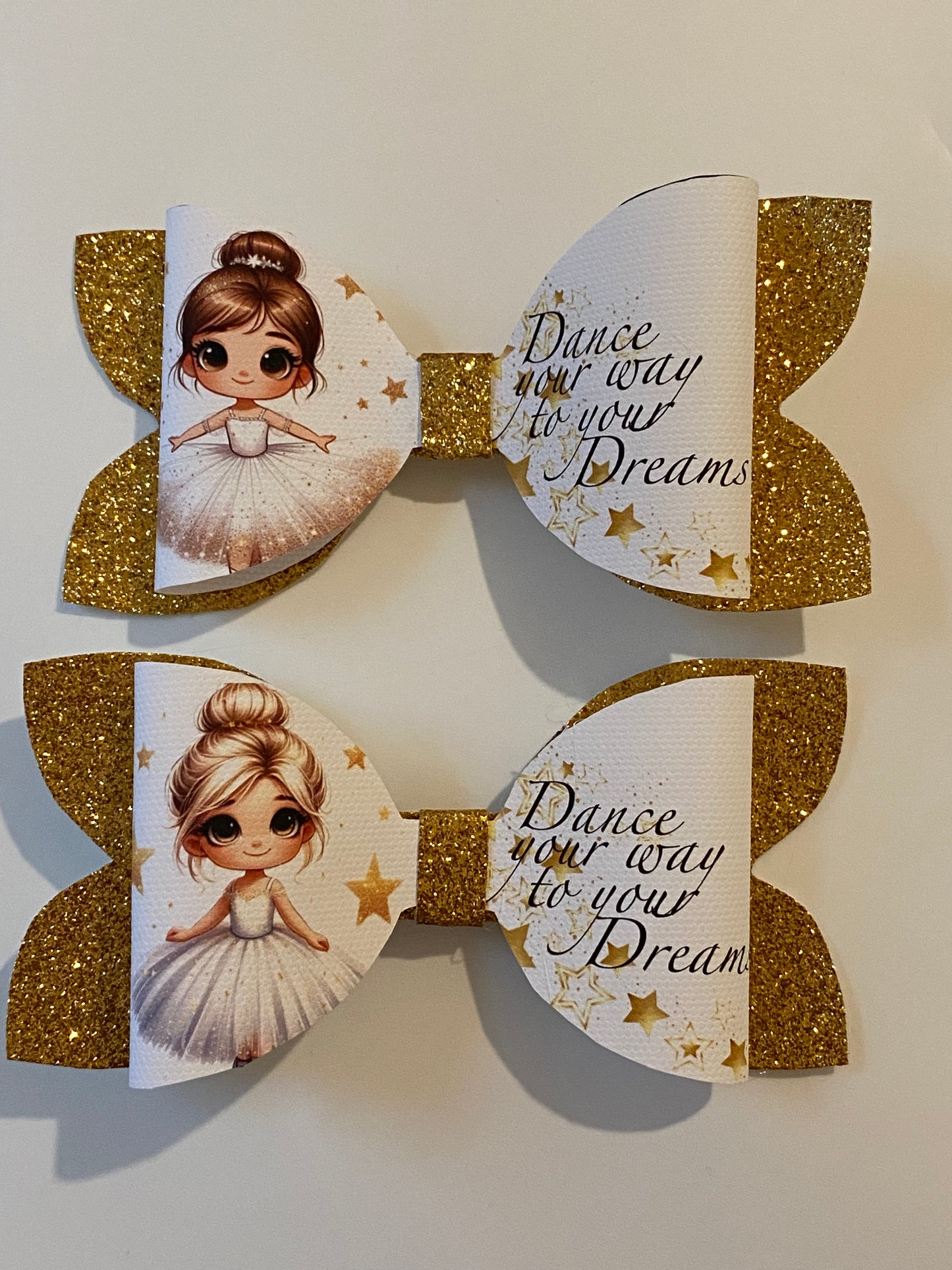 Dance your way to your dreams hair bow
