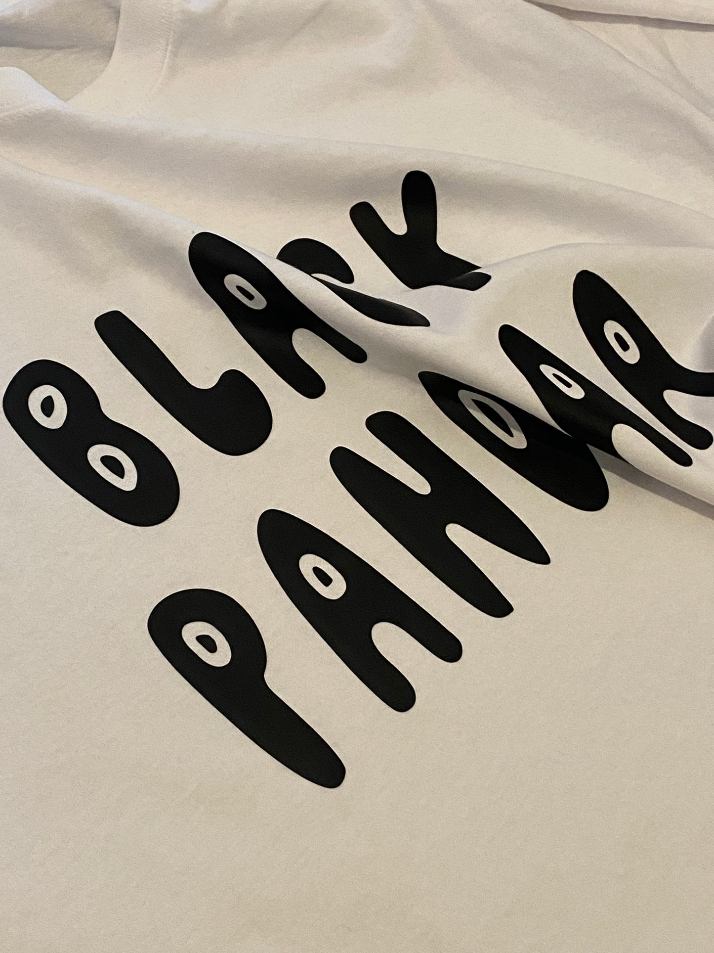 Black panda t-shirt