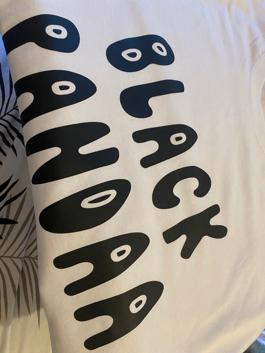 Black panda t-shirt